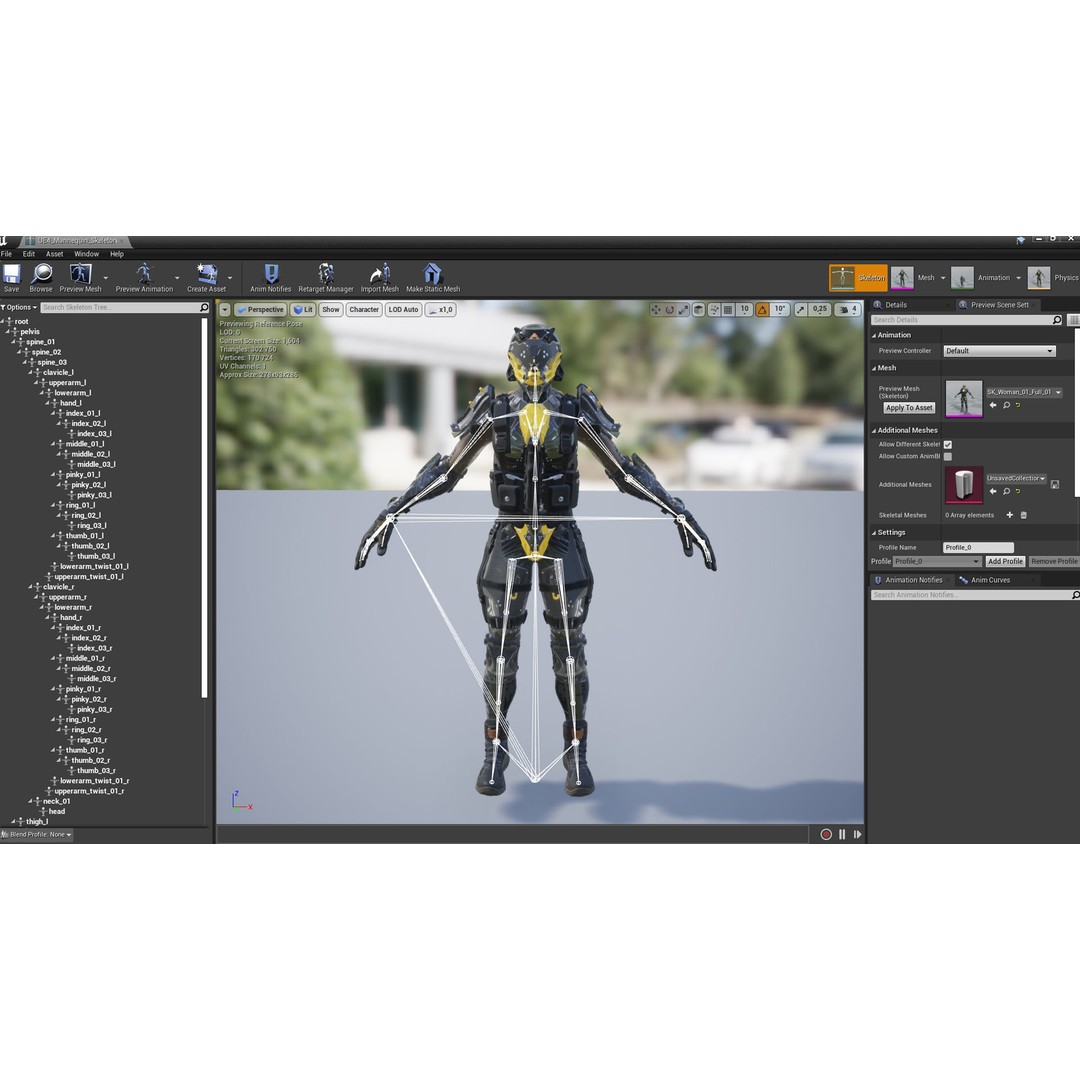 ANACONDA Female Soldier 3D Model – Low Poly Rigged Character, FBX - View 18