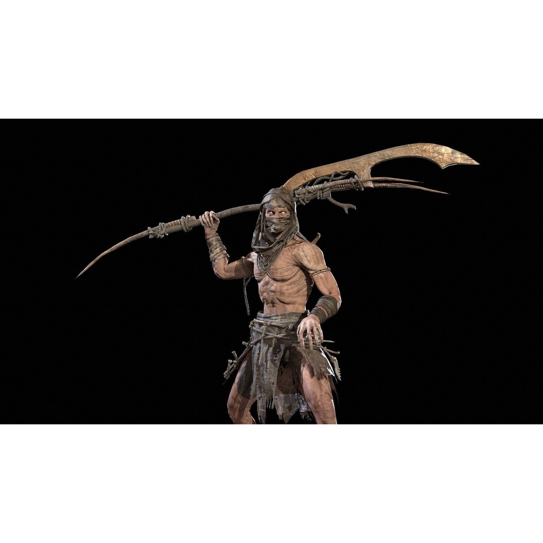 Ghoul 3D Model – Low Poly Game-Ready Character, FBX, Rigged - View 31