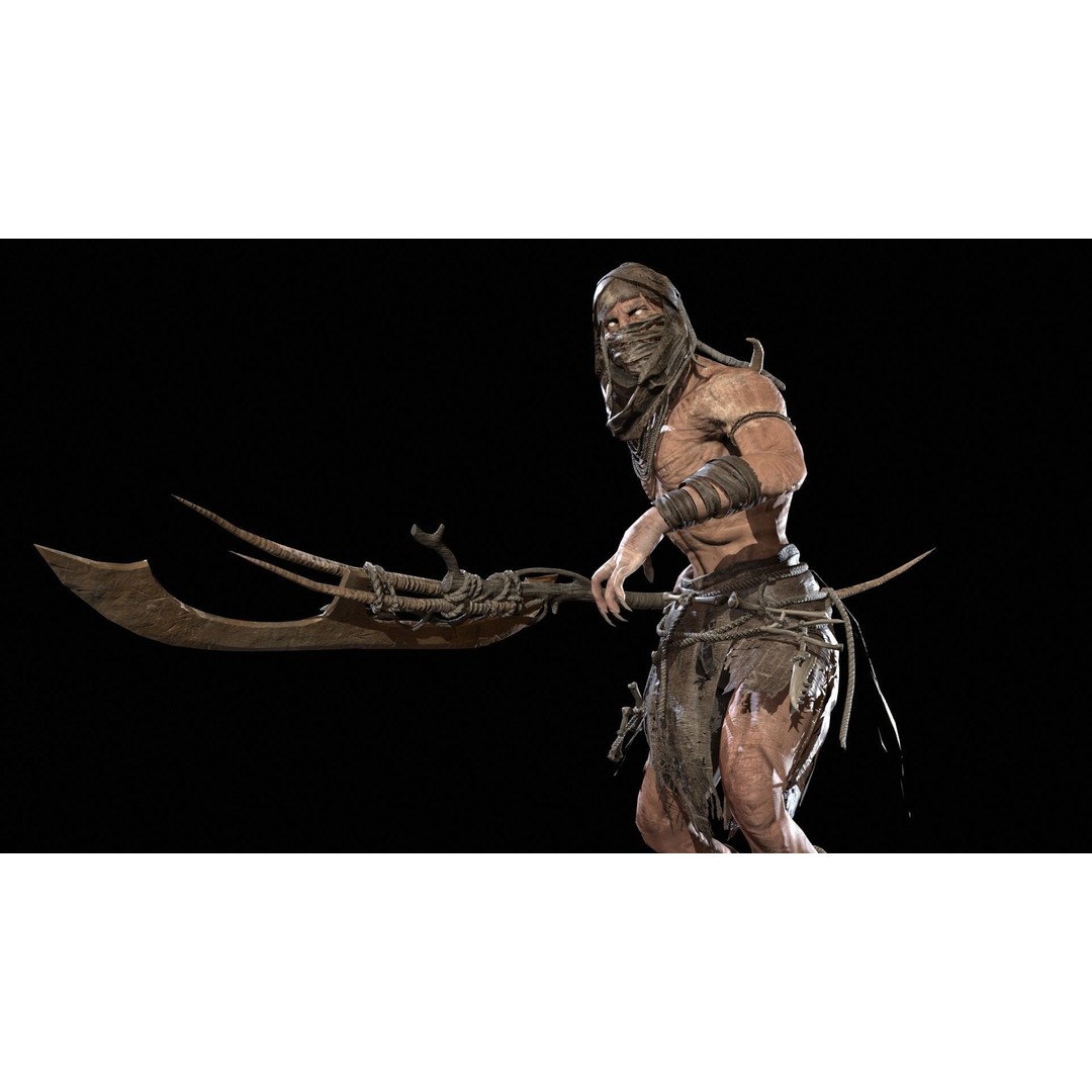 Ghoul 3D Model – Low Poly Game-Ready Character, FBX, Rigged - View 32