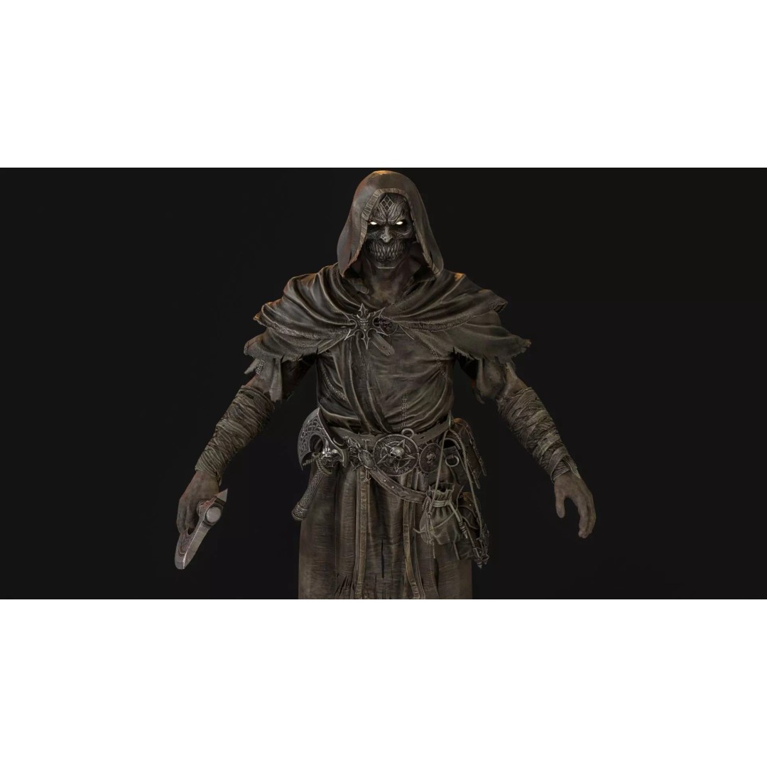 Savage 3D Model – Low Poly Character with Animations, FBX - View 10