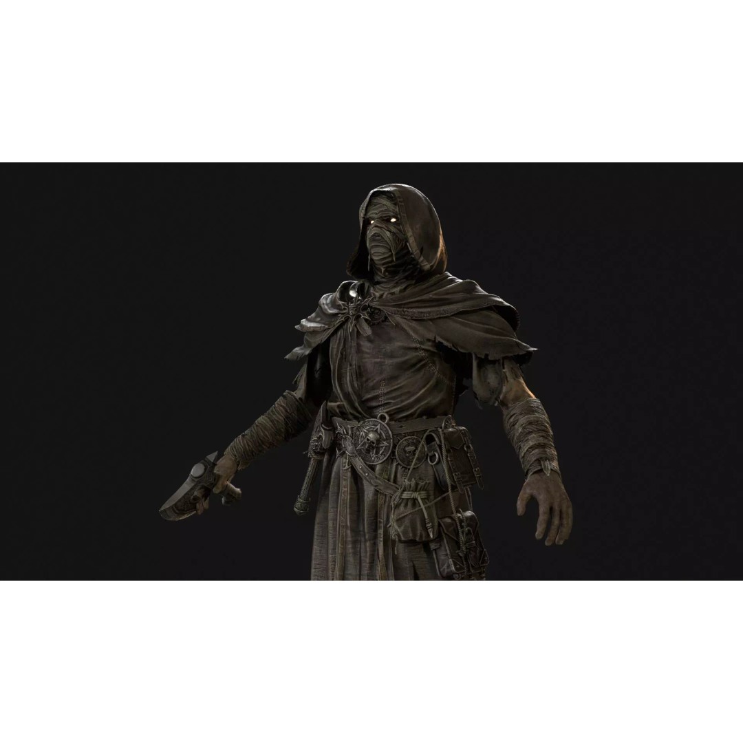 Savage 3D Model – Low Poly Character with Animations, FBX - View 11