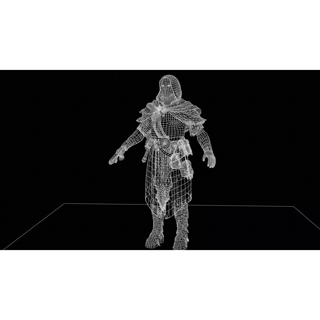 Savage 3D Model – Low Poly Character with Animations, FBX - View 13
