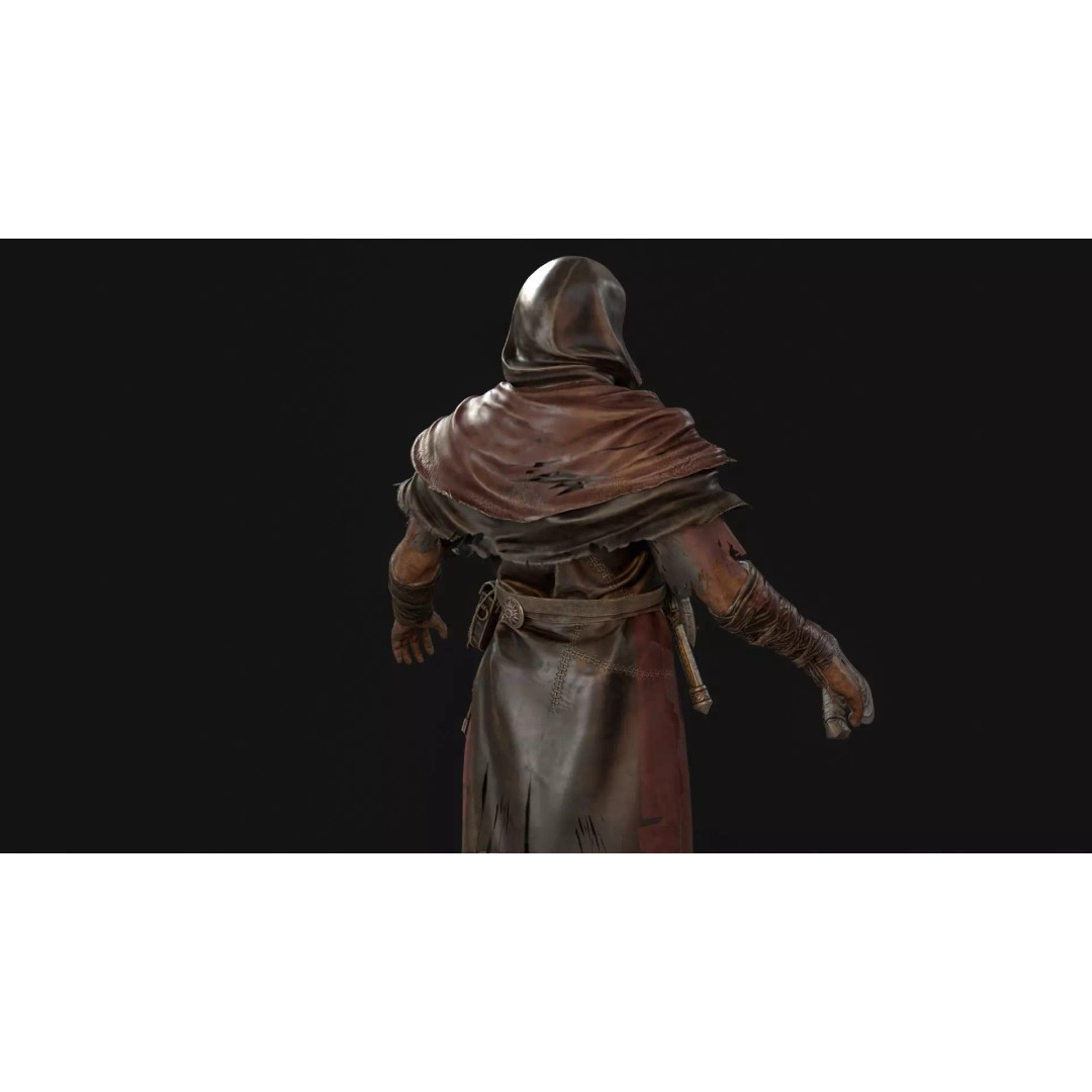 Savage 3D Model – Low Poly Character with Animations, FBX - View 15