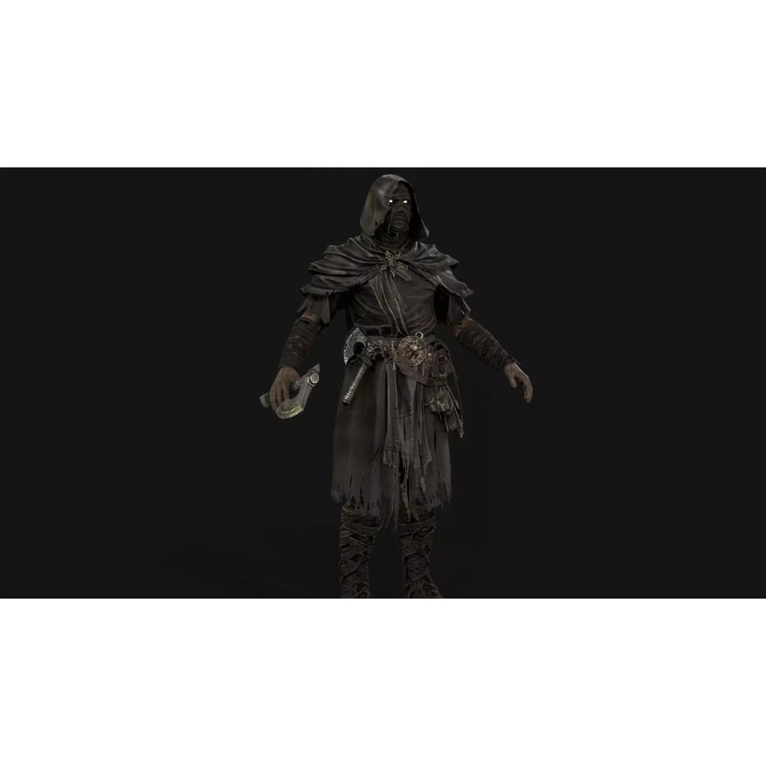 Savage 3D Model – Low Poly Character with Animations, FBX - View 16