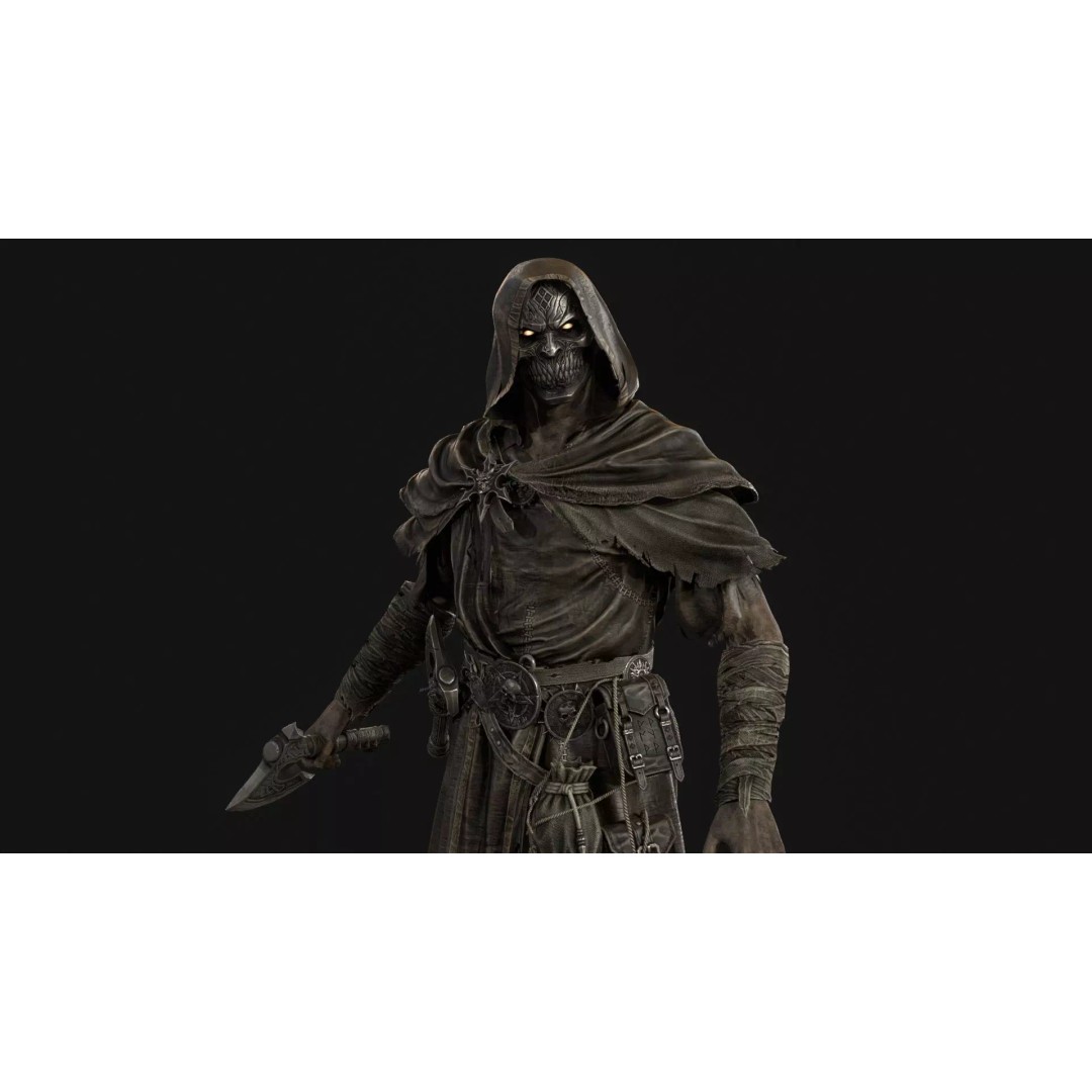 Savage 3D Model – Low Poly Character with Animations, FBX - View 19