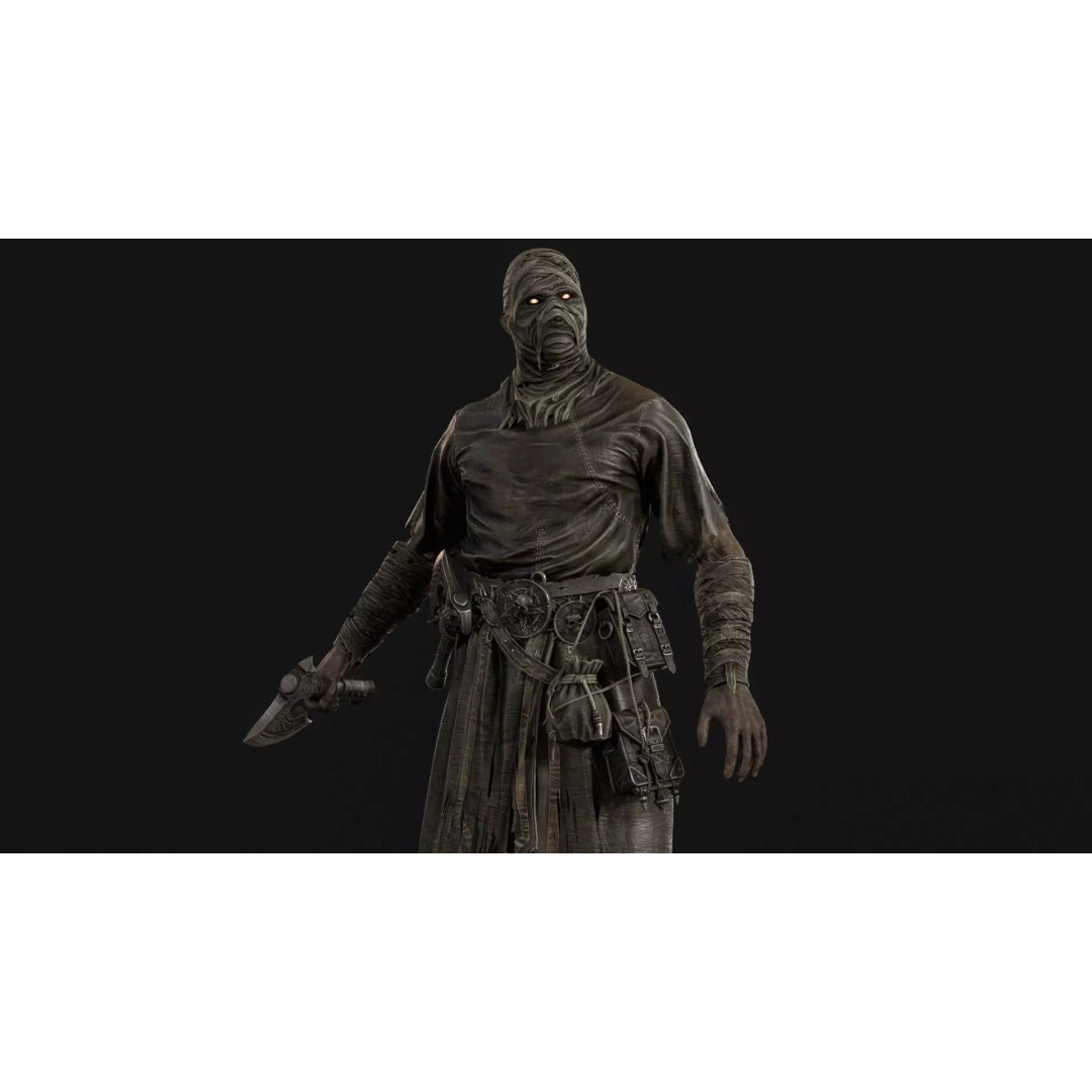 Savage 3D Model – Low Poly Character with Animations, FBX - View 20