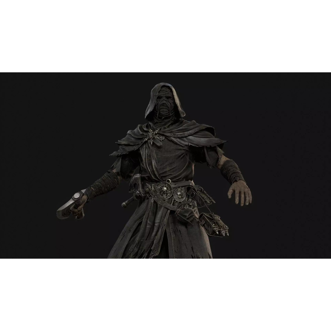 Savage 3D Model – Low Poly Character with Animations, FBX - View 23