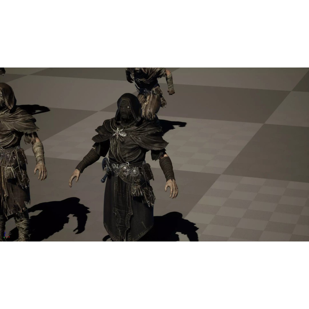 Savage 3D Model – Low Poly Character with Animations, FBX - View 25