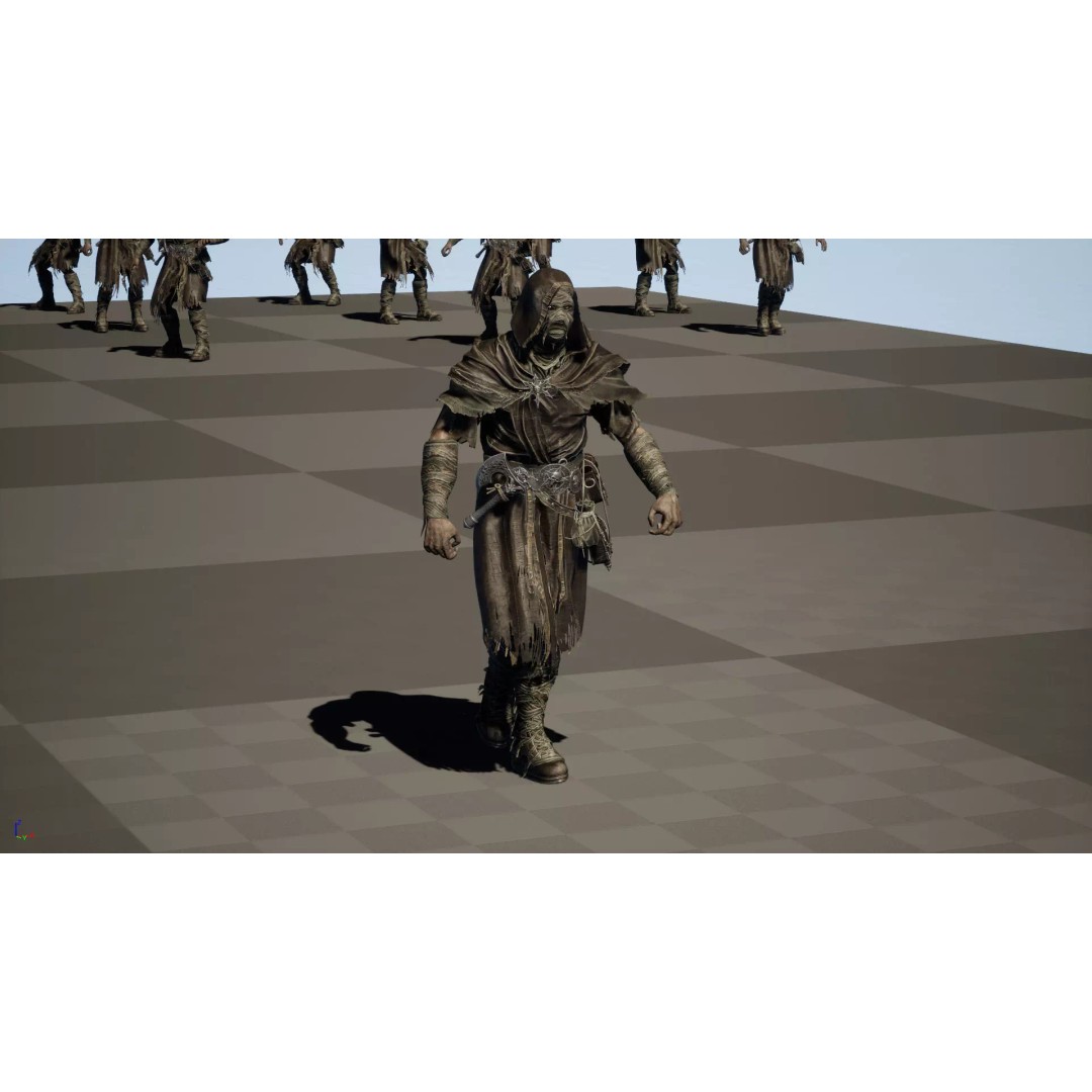 Savage 3D Model – Low Poly Character with Animations, FBX - View 26