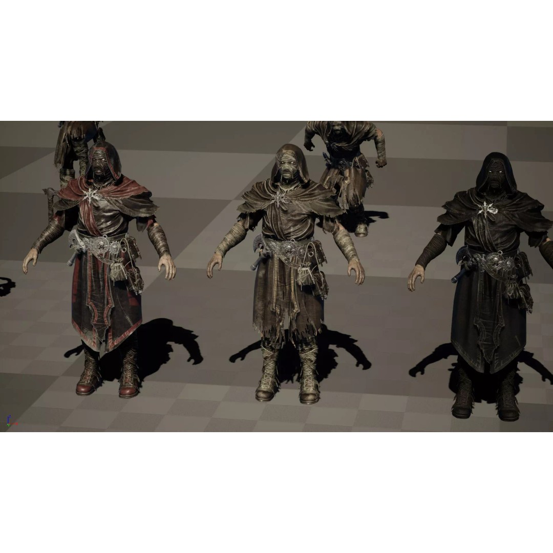 Savage 3D Model – Low Poly Character with Animations, FBX - View 27