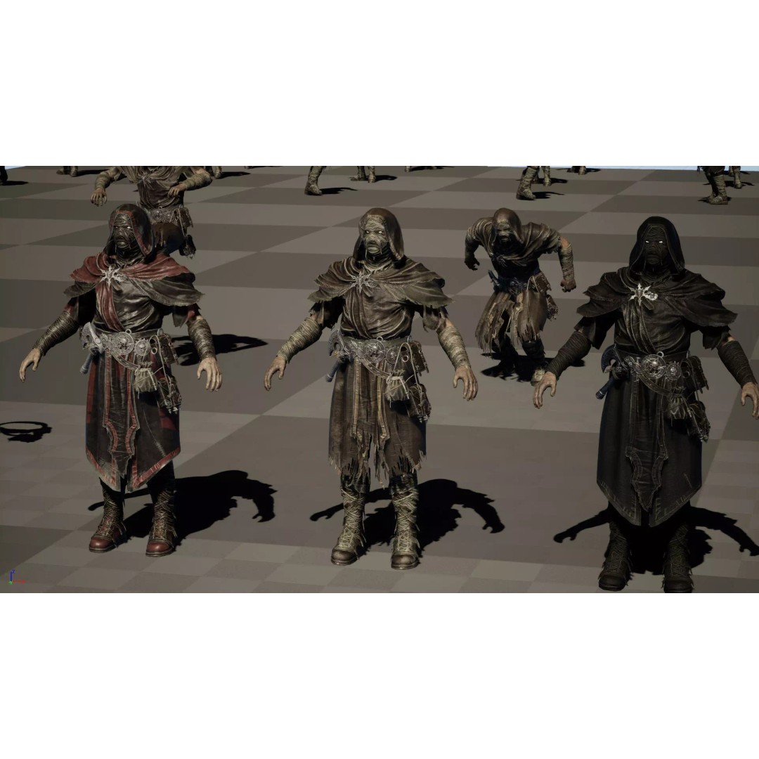 Savage 3D Model – Low Poly Character with Animations, FBX - View 28