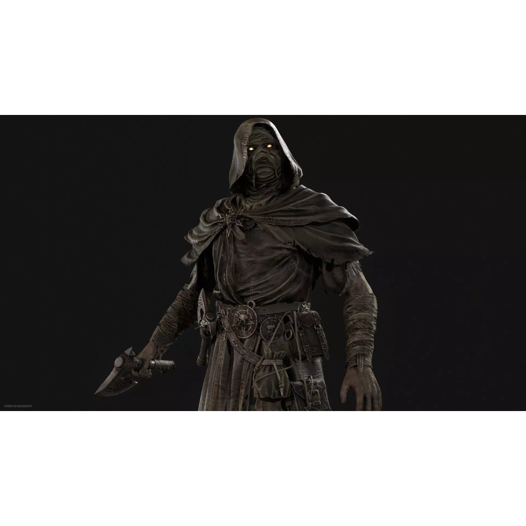 Savage 3D Model – Low Poly Character with Animations, FBX - View 5