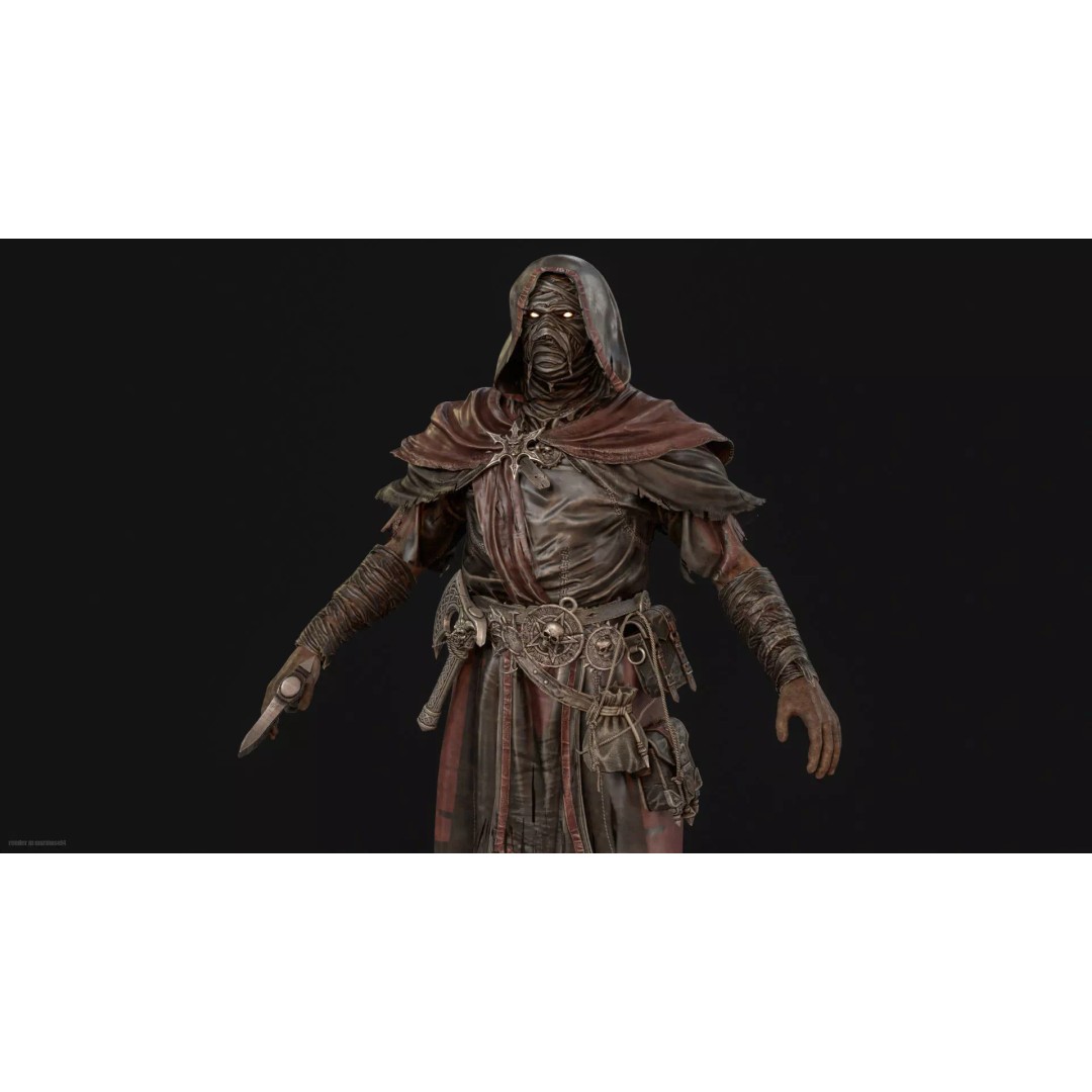 Savage 3D Model – Low Poly Character with Animations, FBX - View 6