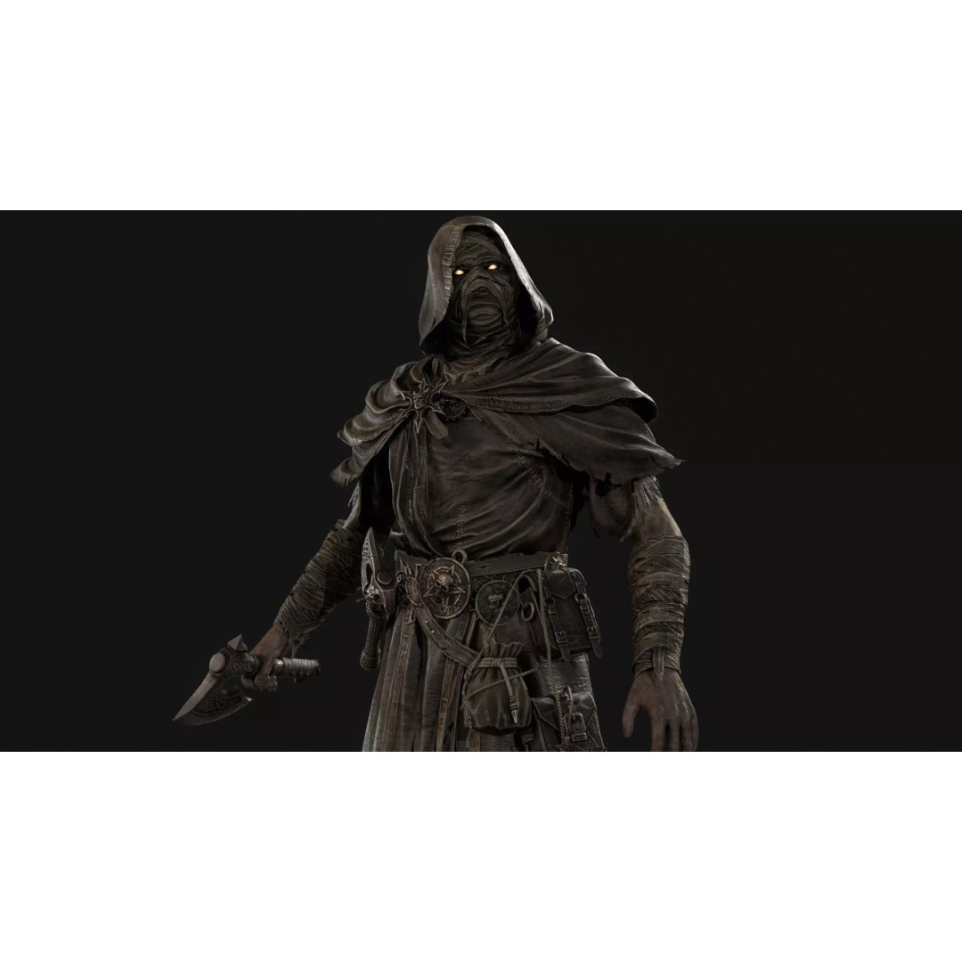 Savage 3D Model – Low Poly Character with Animations, FBX - View 7