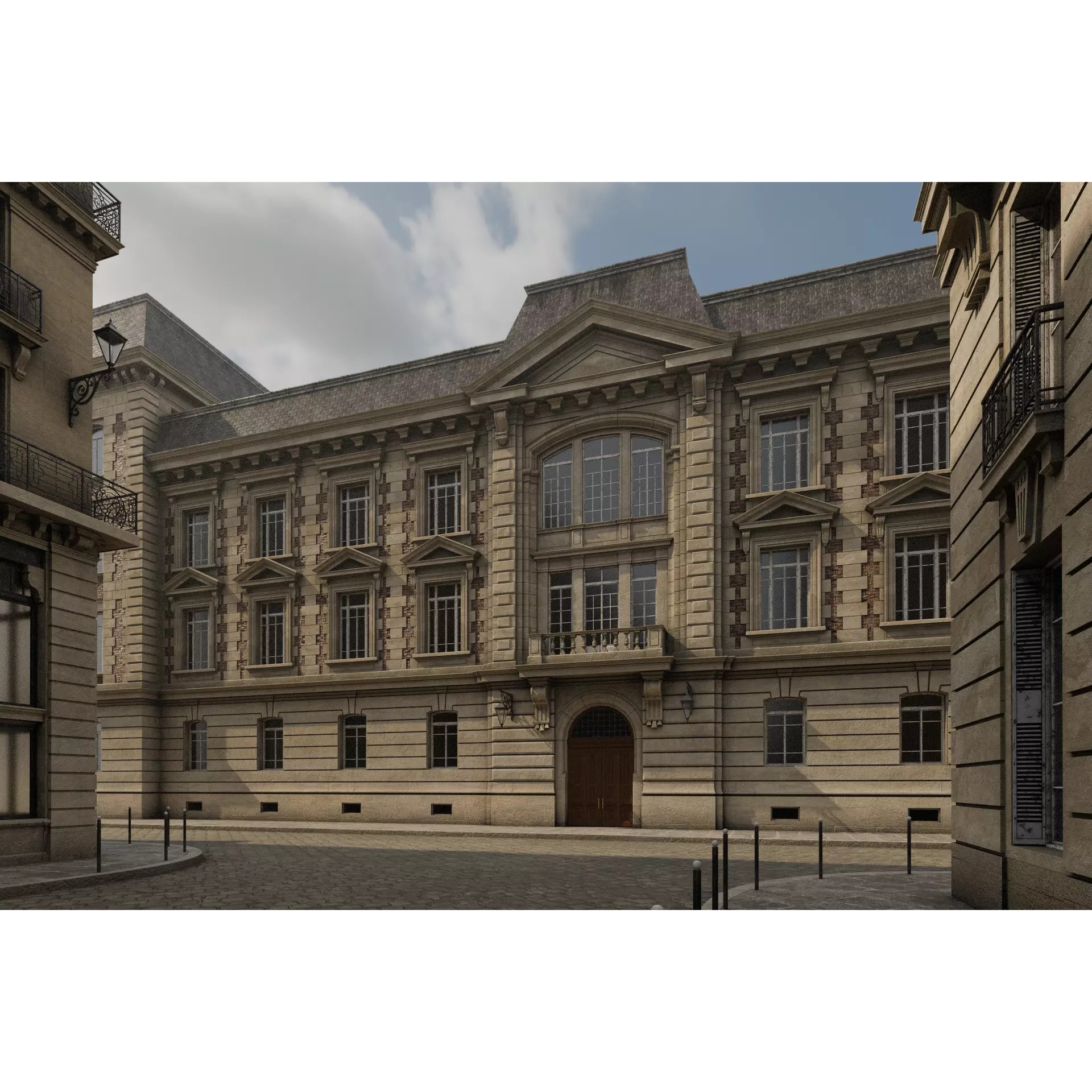 Paris Boulevard - Detailed Architectural 3D Model - View 27