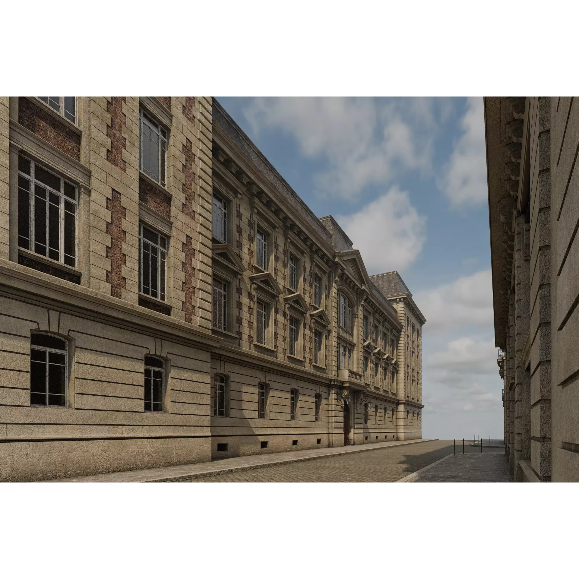 Paris Boulevard - Detailed Architectural 3D Model - View 28