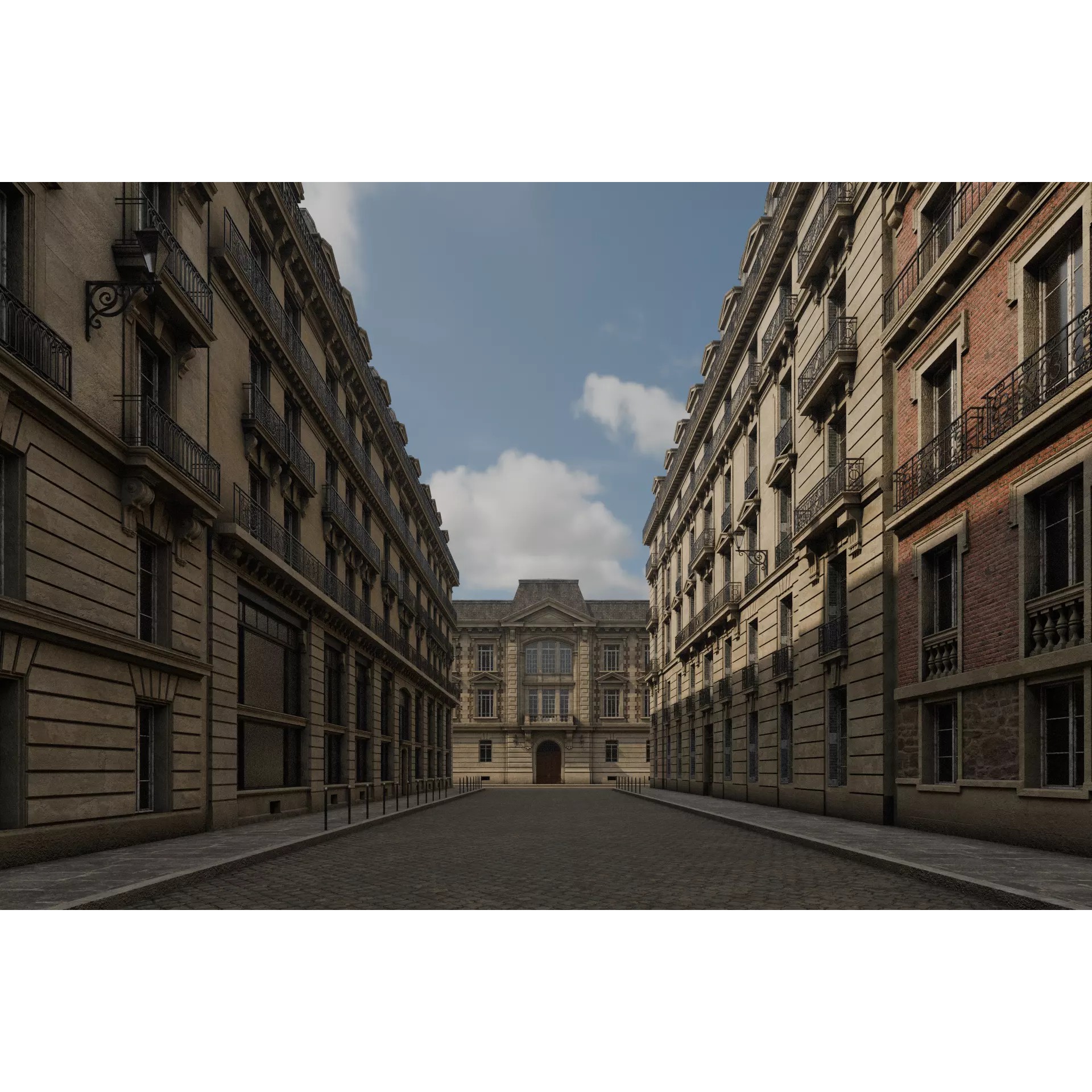 Paris Boulevard - Detailed Architectural 3D Model - View 31