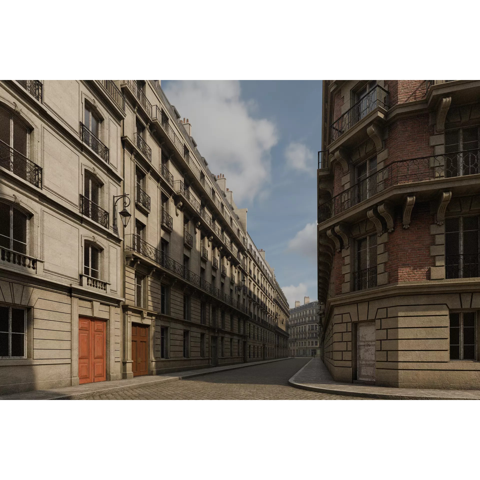 Paris Boulevard - Detailed Architectural 3D Model - View 35