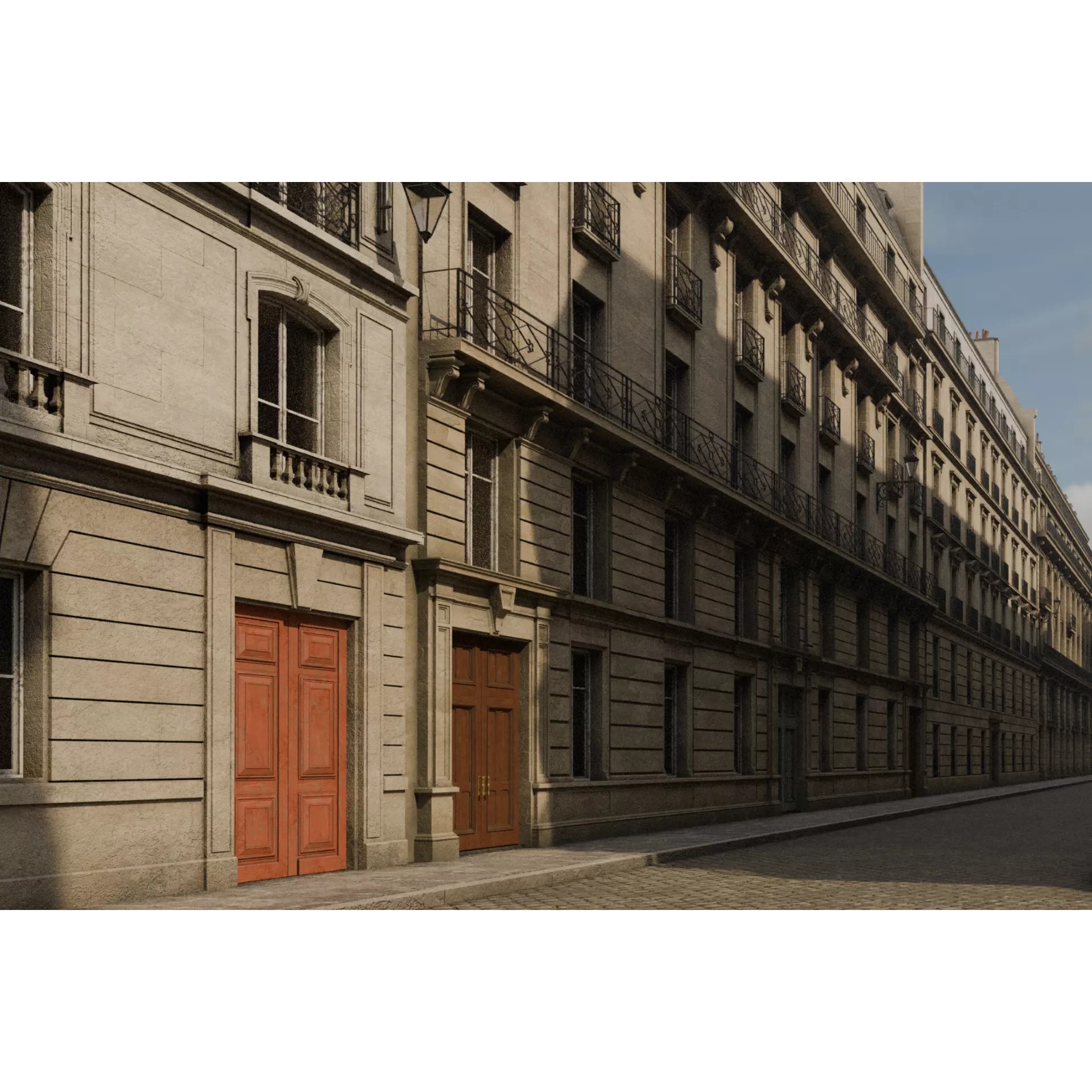 Paris Boulevard - Detailed Architectural 3D Model - View 36