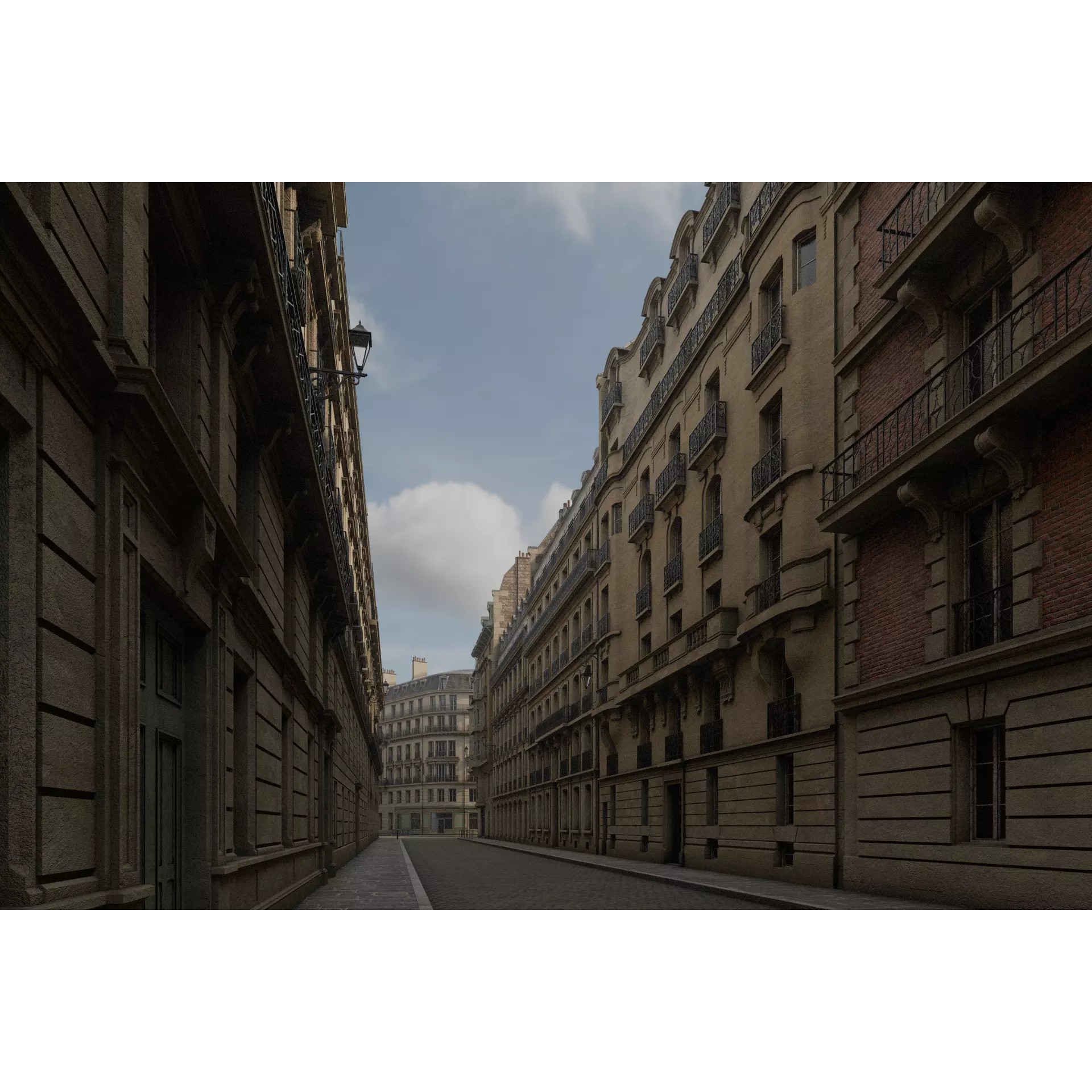 Paris Boulevard - Detailed Architectural 3D Model - View 38
