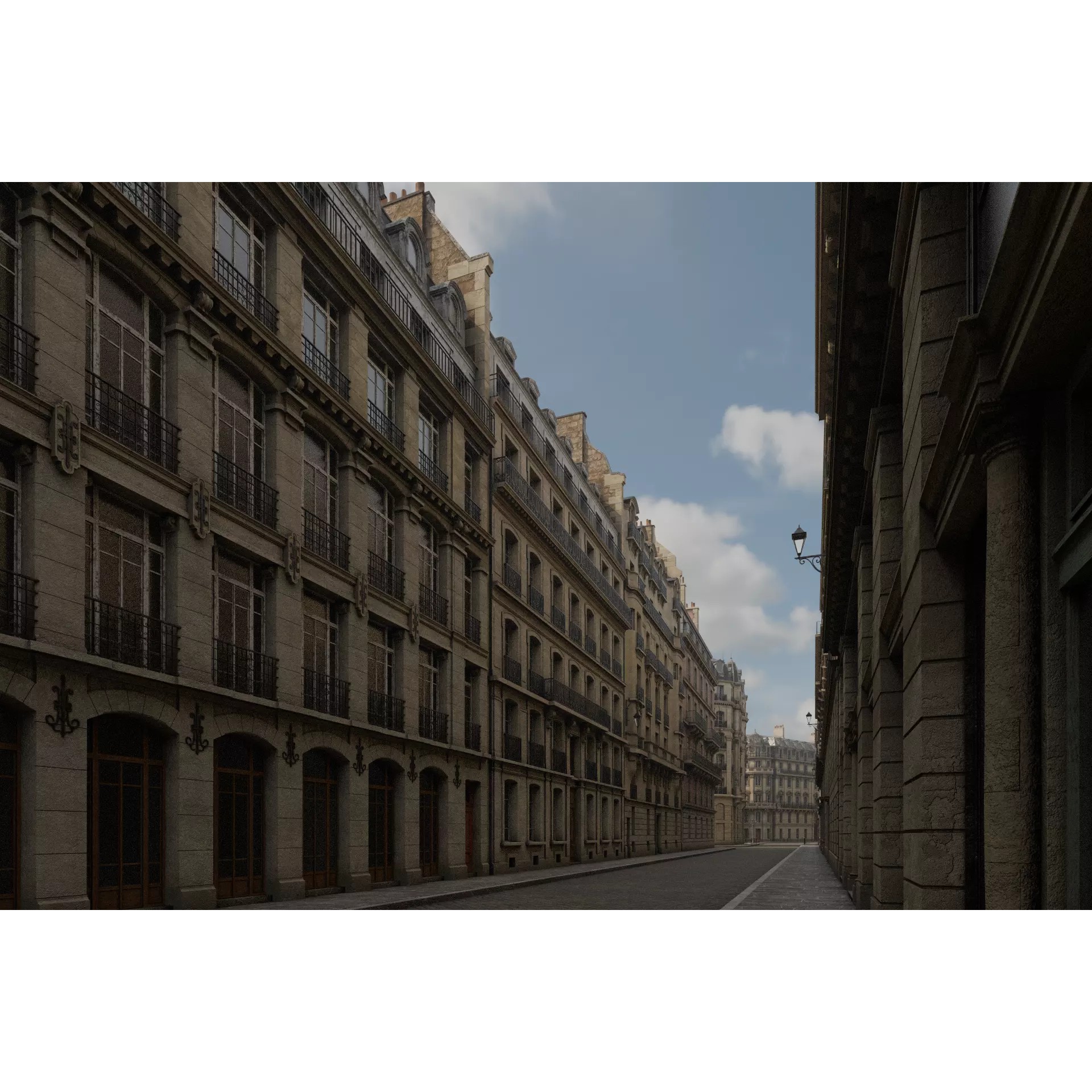 Paris Boulevard - Detailed Architectural 3D Model - View 42