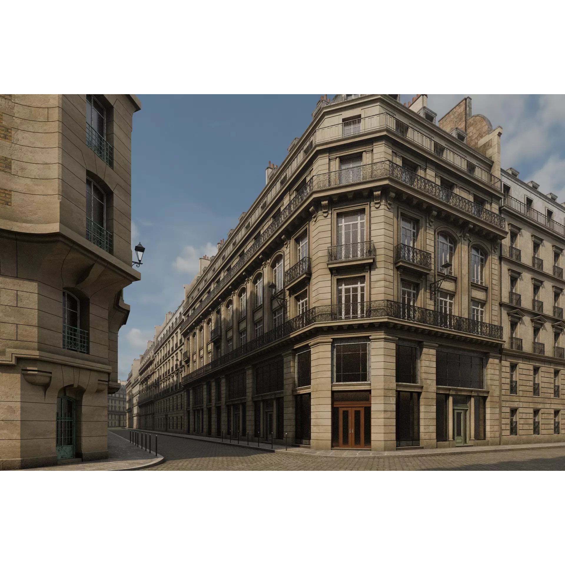 Paris Boulevard - Detailed Architectural 3D Model - View 56