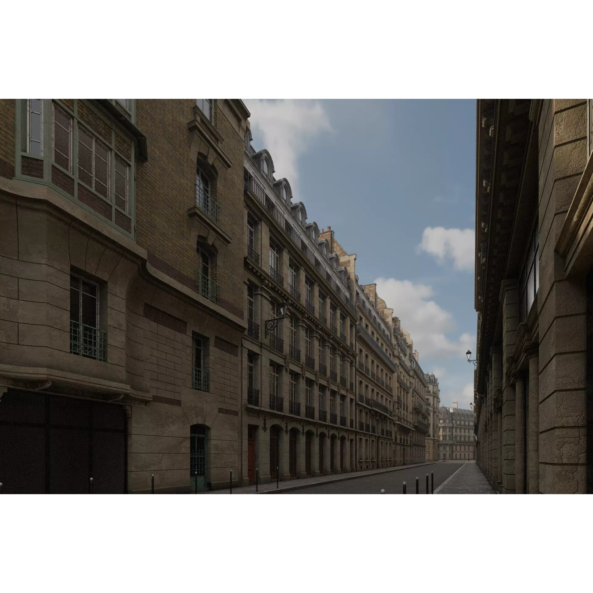 Paris Boulevard - Detailed Architectural 3D Model - View 63