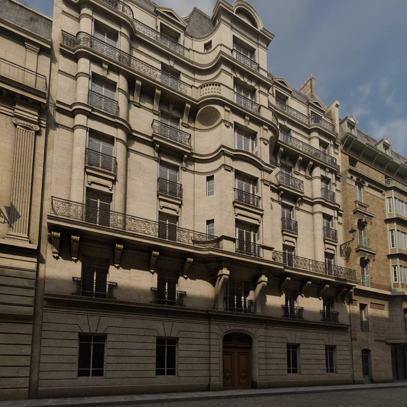 Paris Boulevard - Detailed Architectural 3D Model - View 68