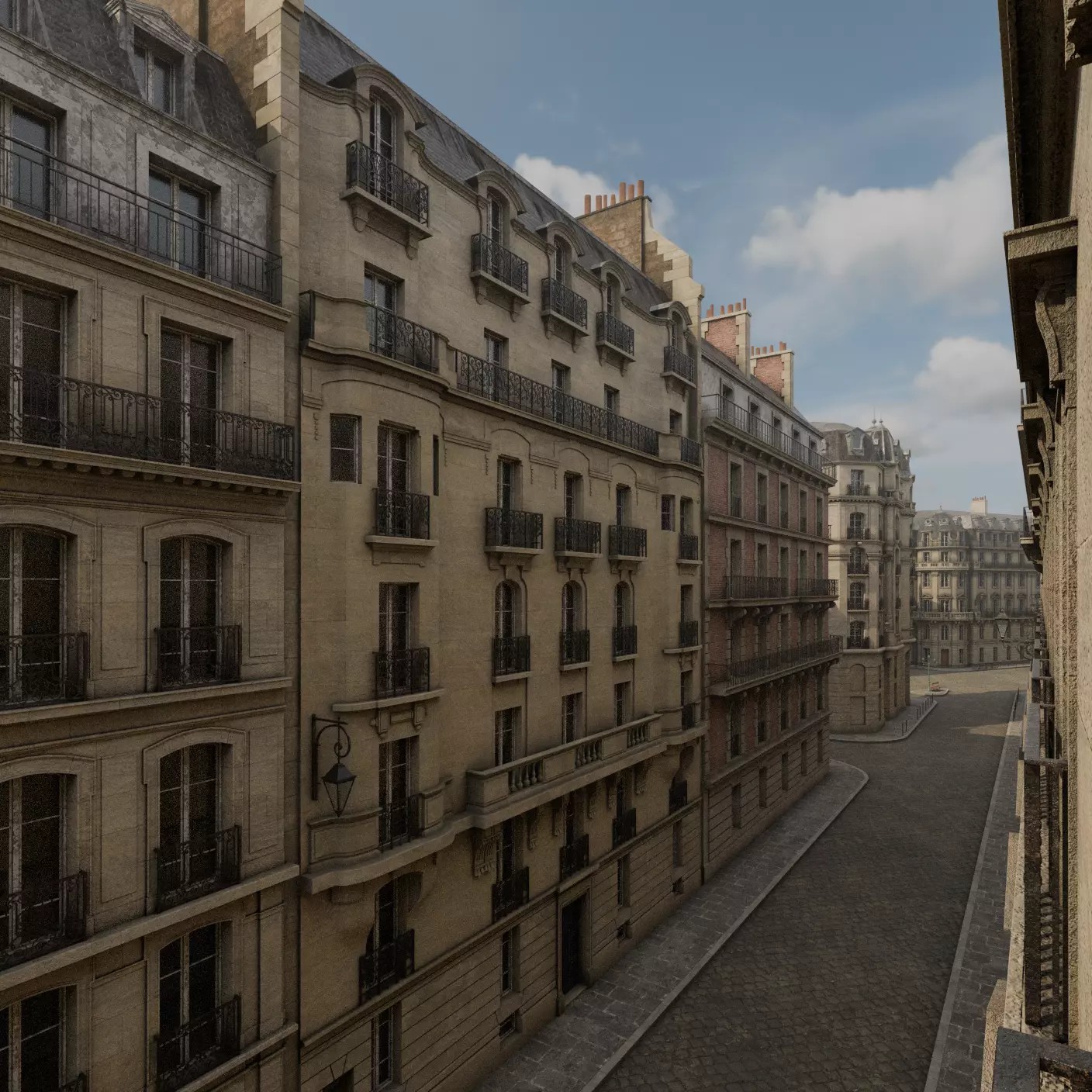 Paris Boulevard - Detailed Architectural 3D Model - View 70