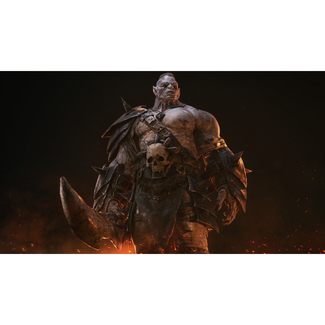 Skull Crusher Orc 3D Model – Rigged Low-Poly Character, FBX - View 11