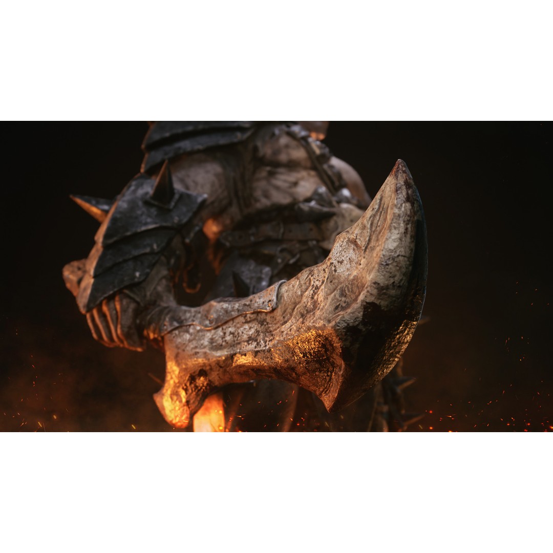Skull Crusher Orc 3D Model – Rigged Low-Poly Character, FBX - View 13