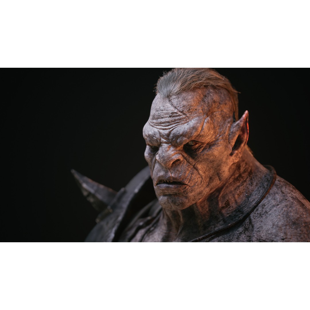 Skull Crusher Orc 3D Model – Rigged Low-Poly Character, FBX - View 5