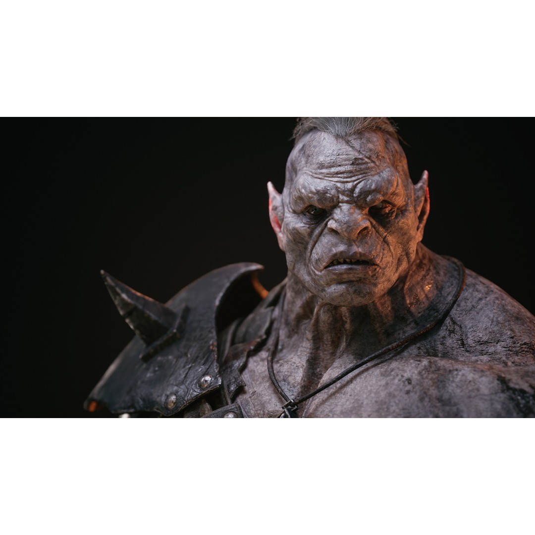 Skull Crusher Orc 3D Model – Rigged Low-Poly Character, FBX - View 7