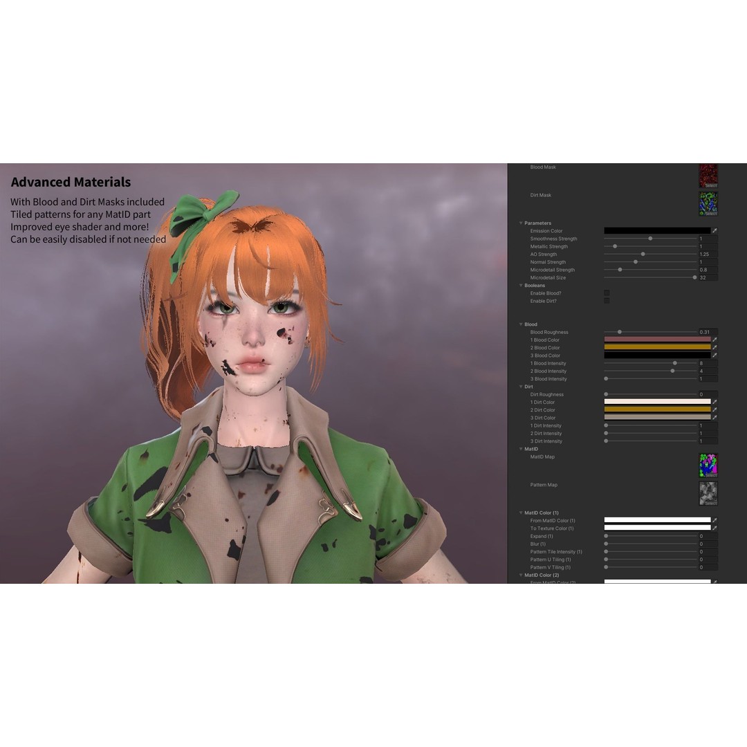 MMORPG Newbie Warrior 3D Model – Low Poly Modular Character, FBX - View 20