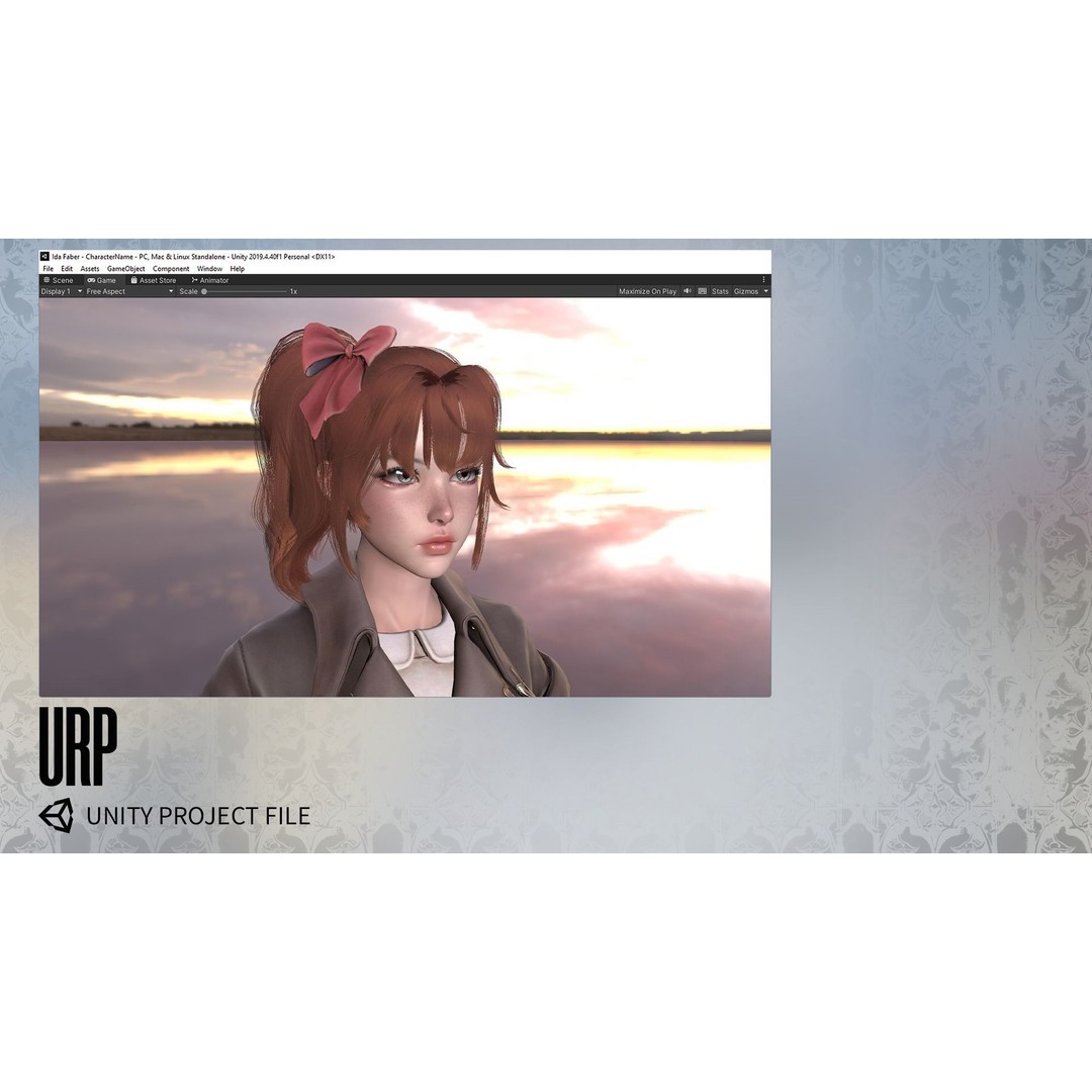 MMORPG Newbie Warrior 3D Model – Low Poly Modular Character, FBX - View 22