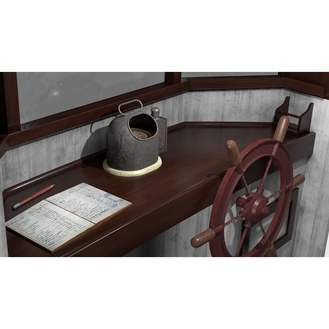 Monterey Clipper Fishing Boat 3D Model – PBR Textured, Game-Ready, Blender