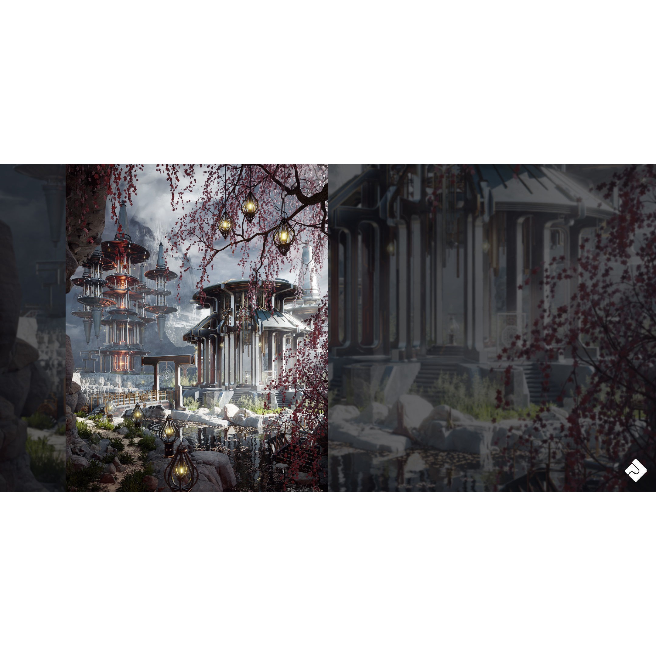 Sacred Temples - Asian Building Assets 3D Model