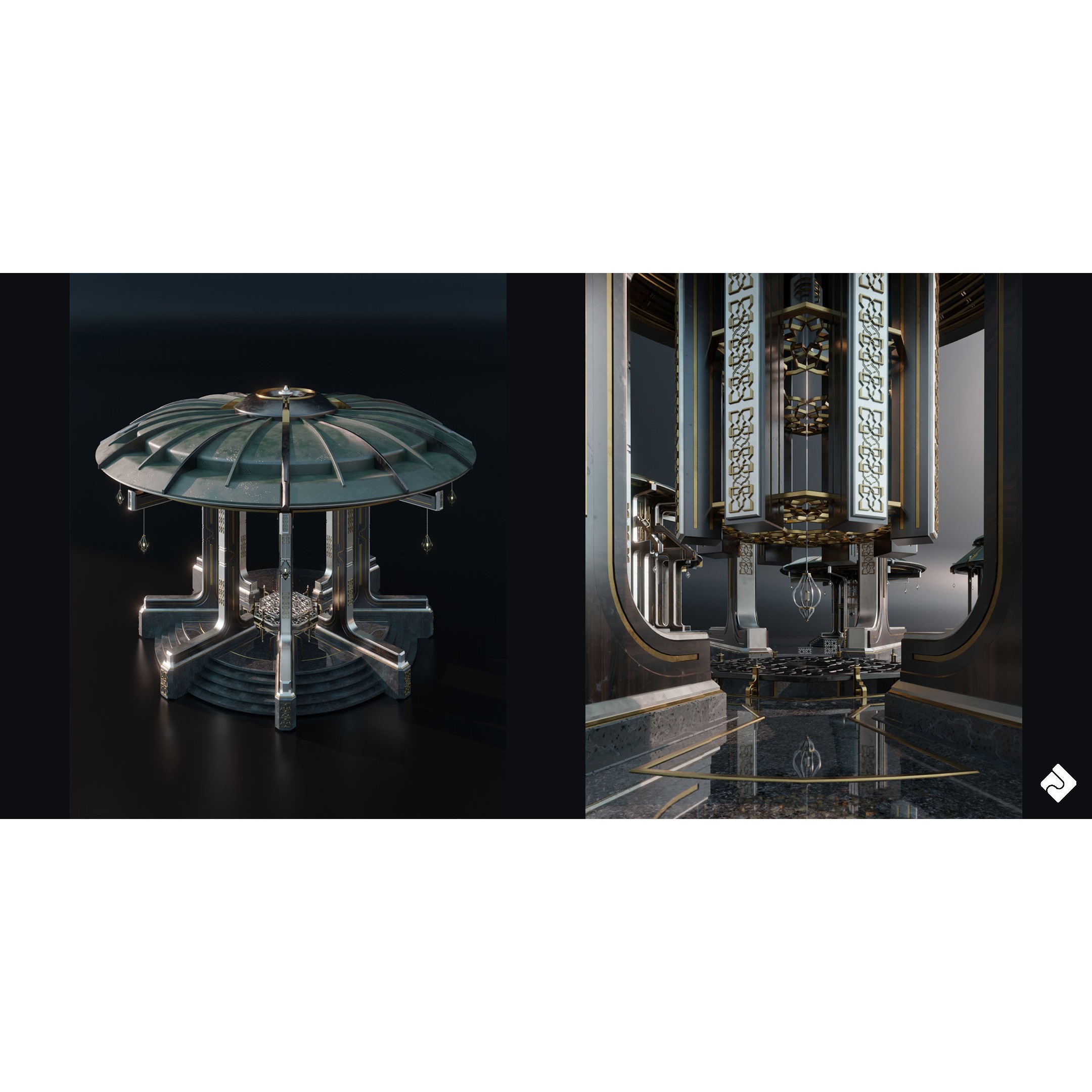 Sacred Temples - Asian Building Assets 3D Model - View 17