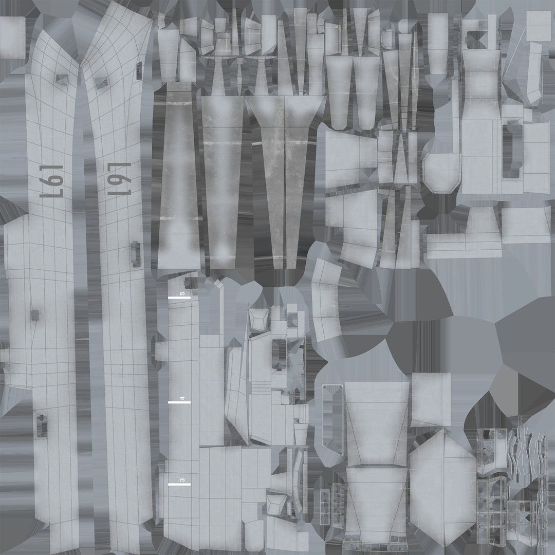 Juan Carlos I Aircraft Carrier 3D Model – Low Poly Game Ready, FBX - View 16