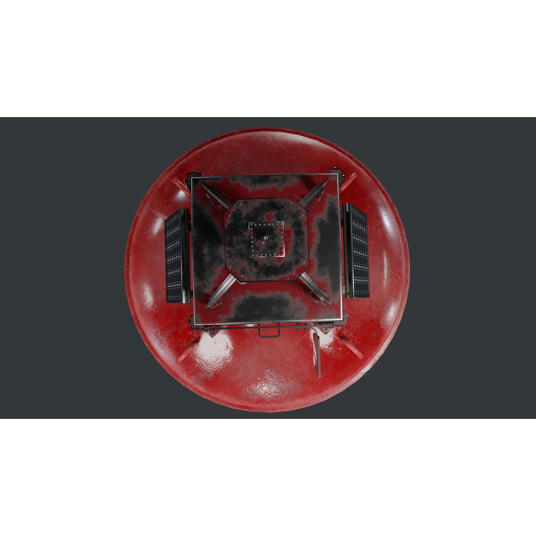 Bell Buoy 3D Model – Low Poly Game Asset, PBR Textures, FBX - View 17