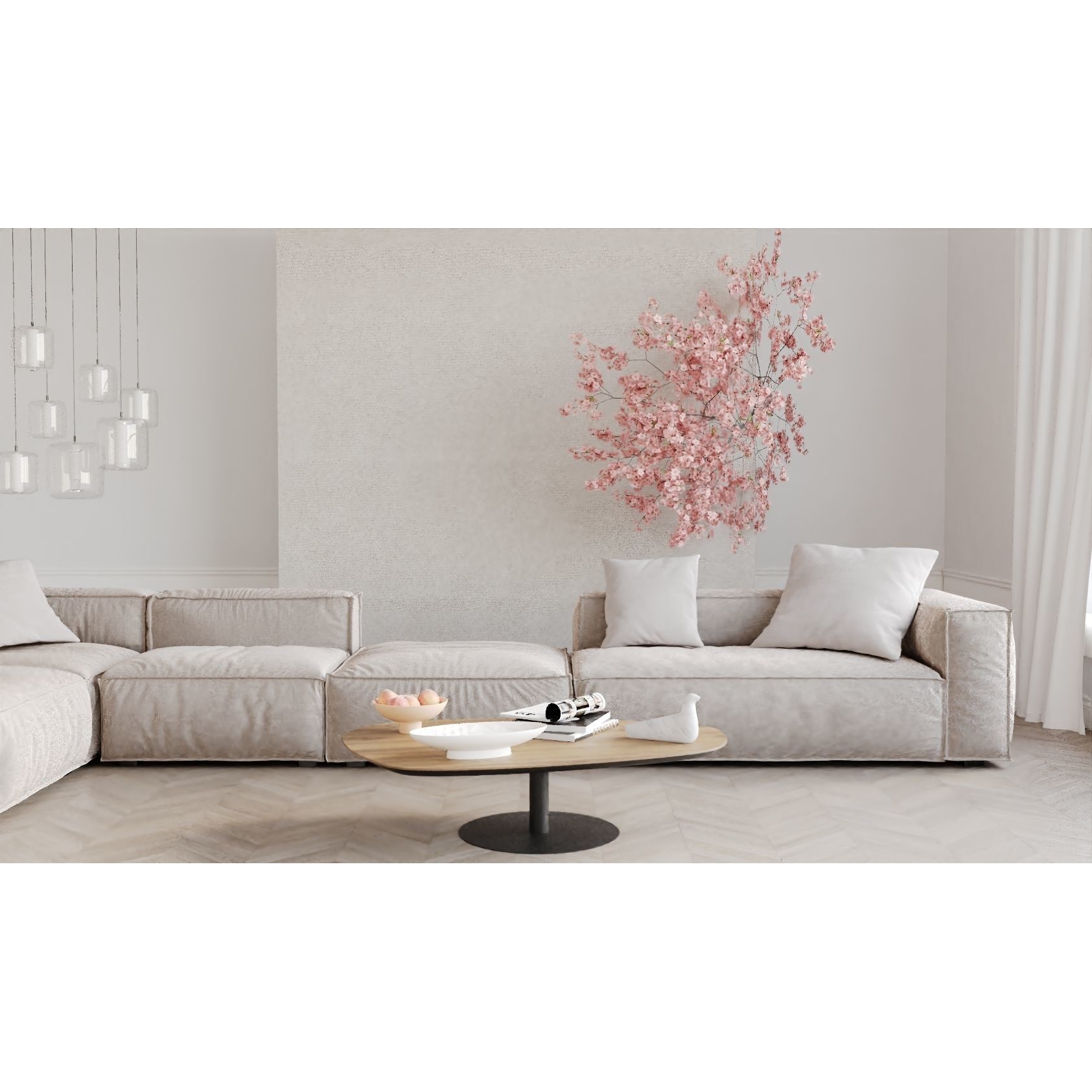 Contemporary Living Room 03 - Game-Ready 3D Model - View 4