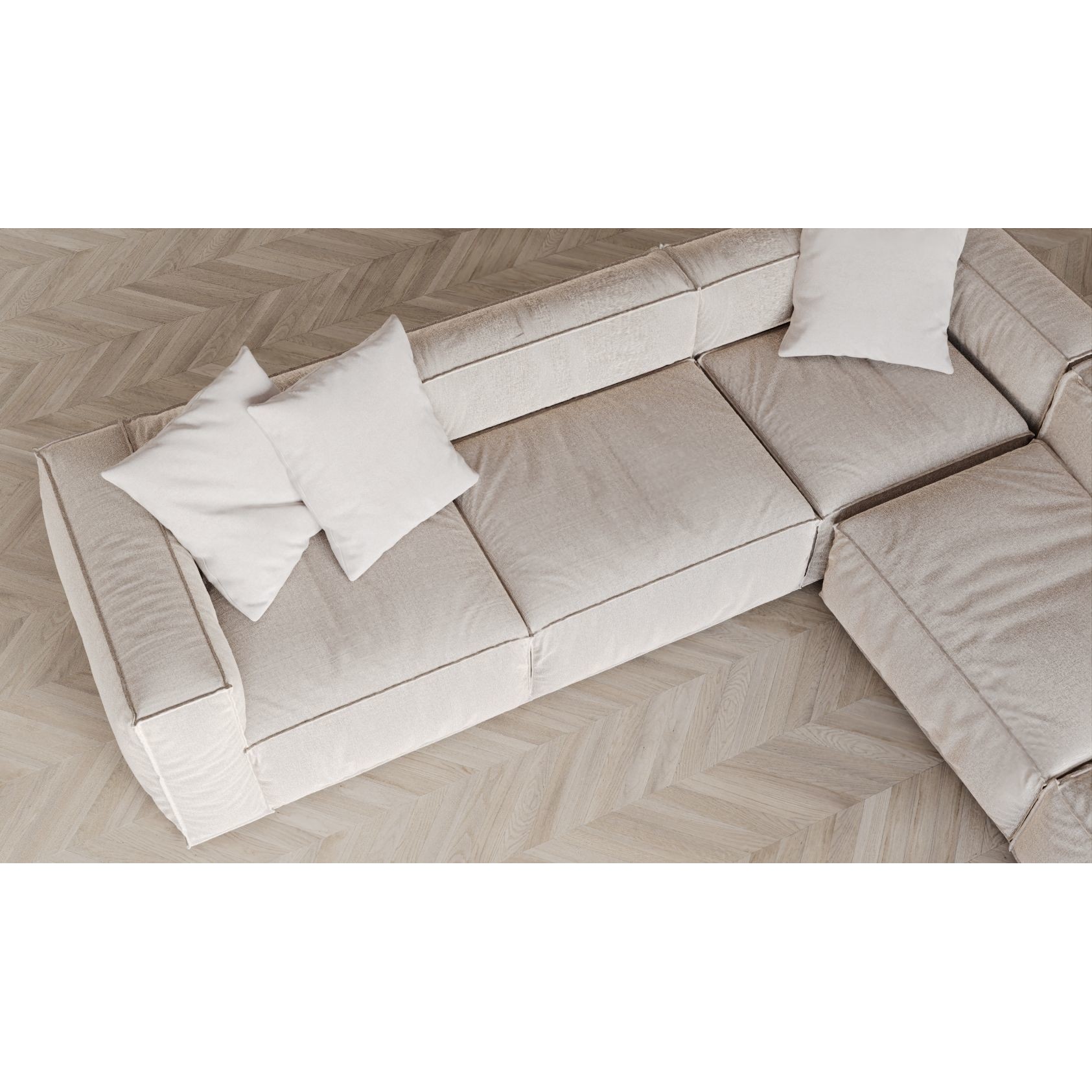 Contemporary Living Room 03 - Game-Ready 3D Model - View 6