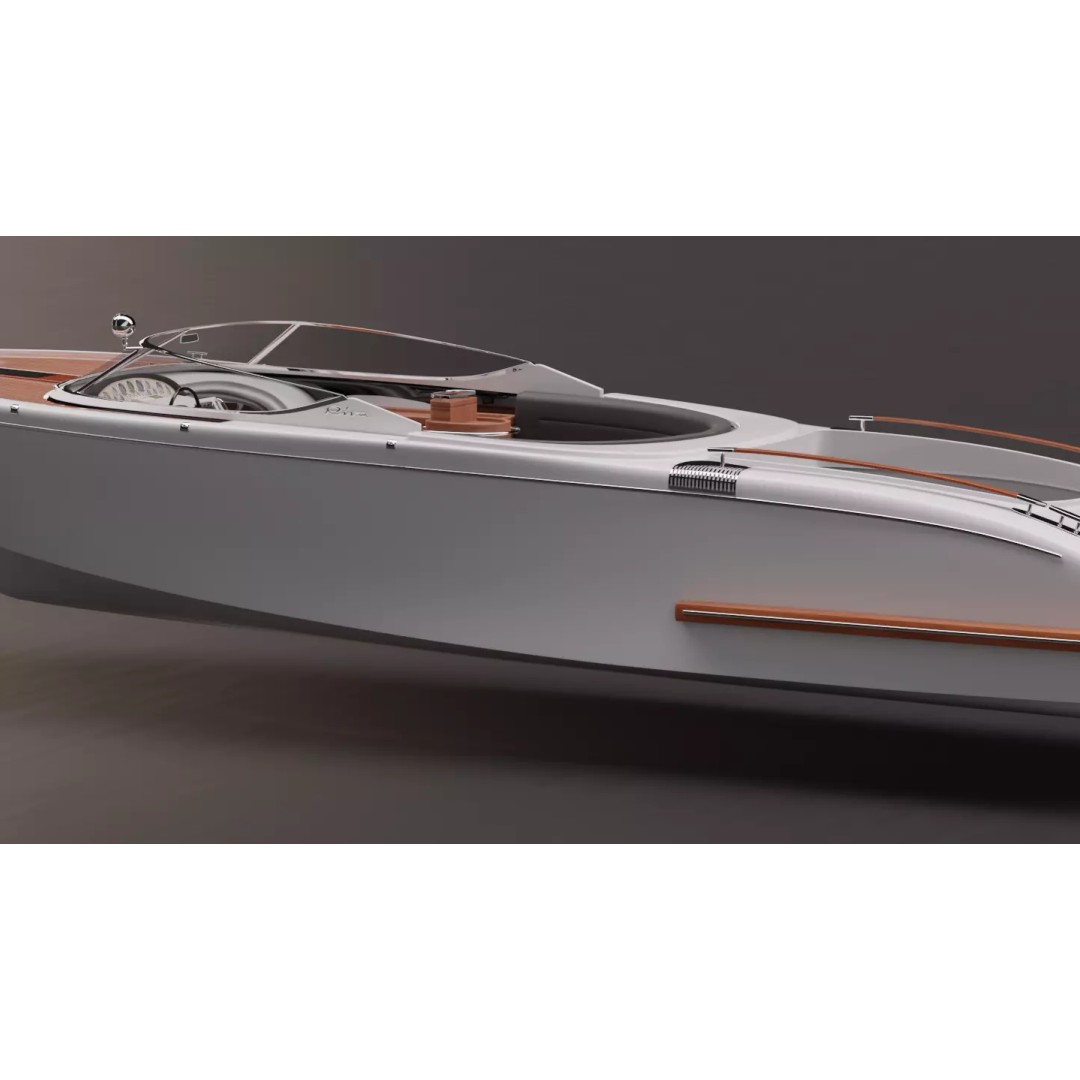 Speed Boat 3D Model – High-Fidelity Vehicle Asset for Games, FBX