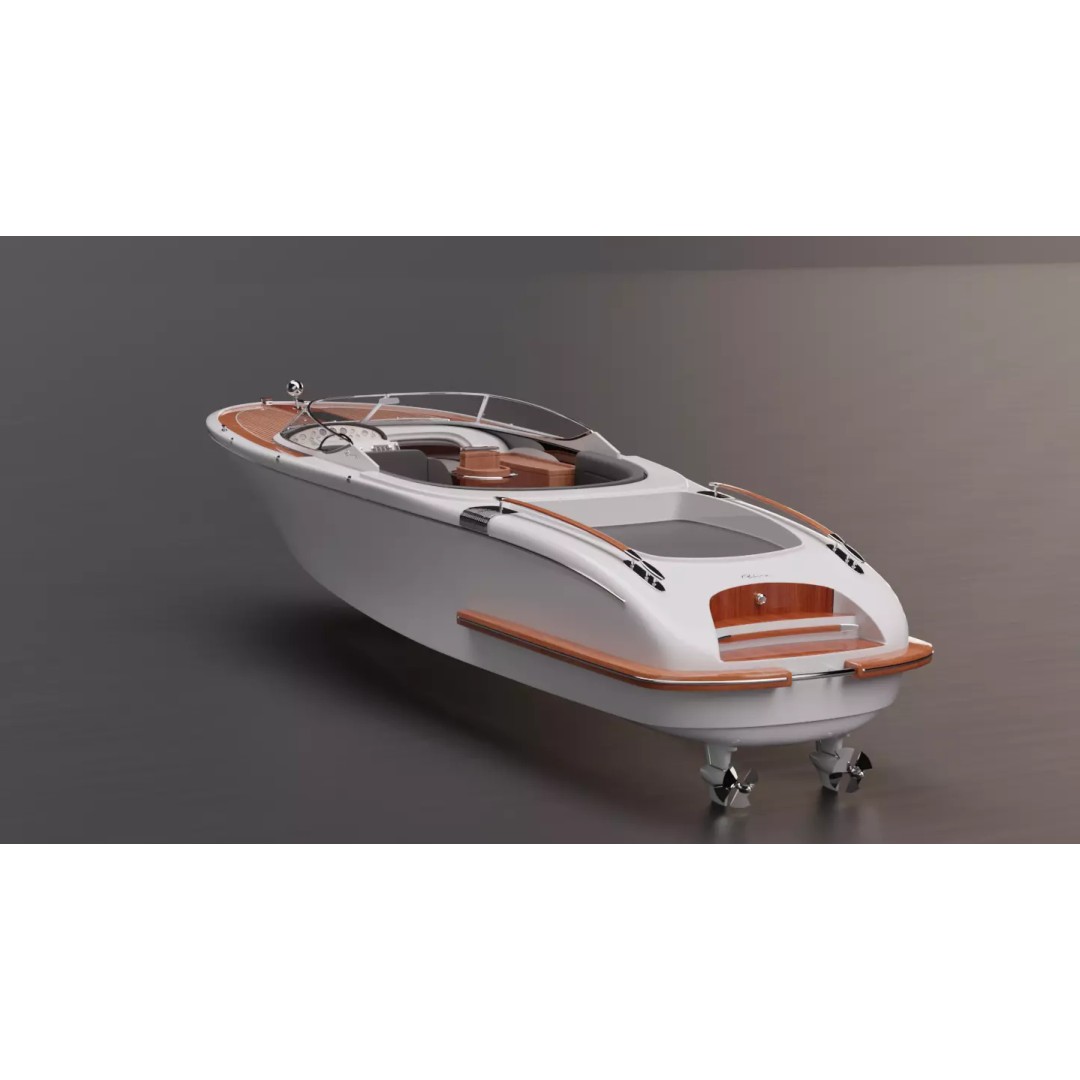 Speed Boat 3D Model – High-Fidelity Vehicle Asset for Games, FBX - View 13