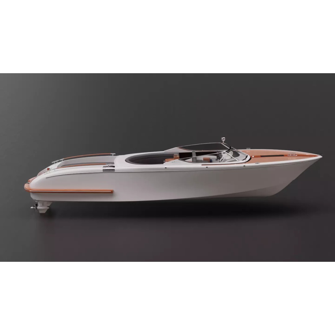 Speed Boat 3D Model – High-Fidelity Vehicle Asset for Games, FBX - View 14