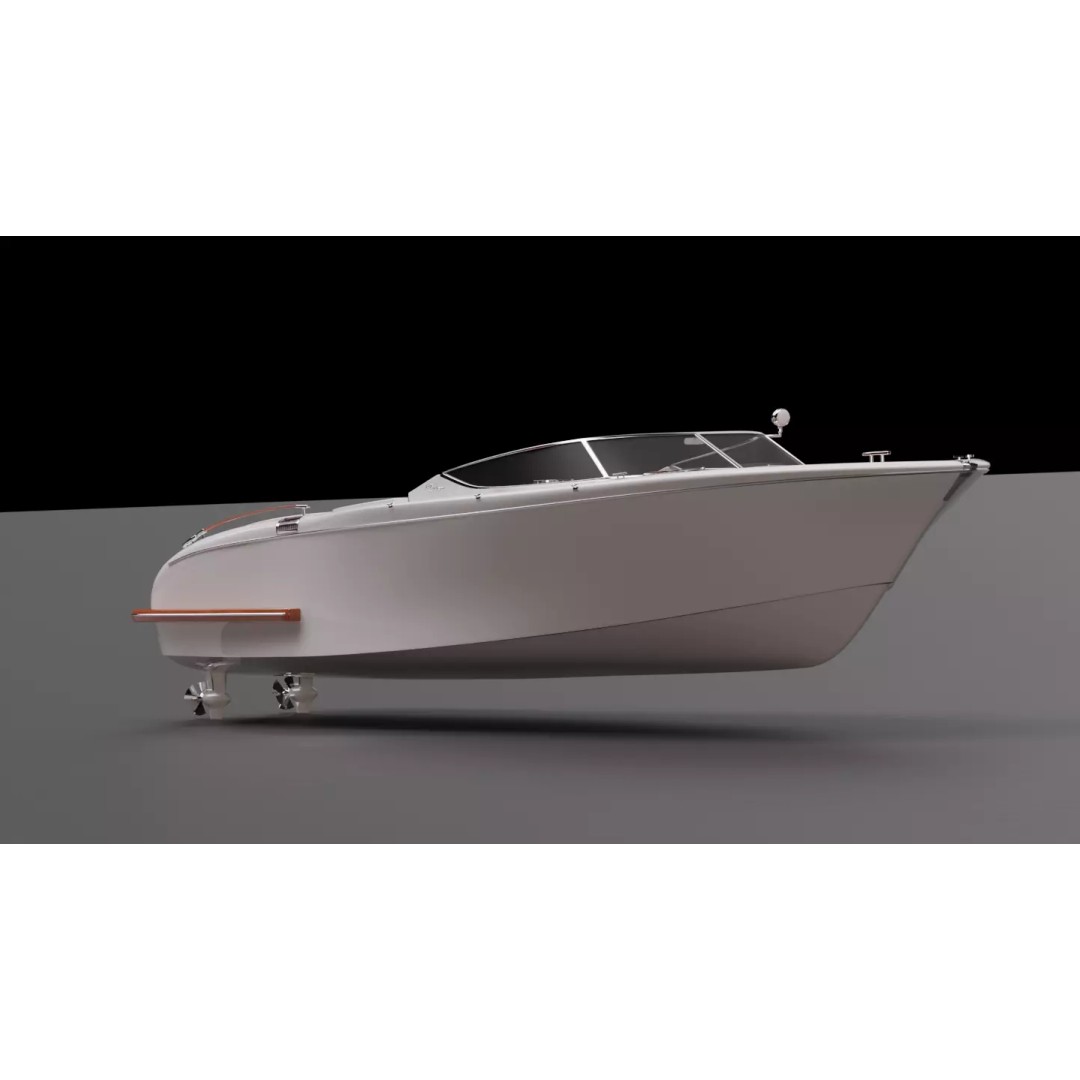 Speed Boat 3D Model – High-Fidelity Vehicle Asset for Games, FBX - View 15
