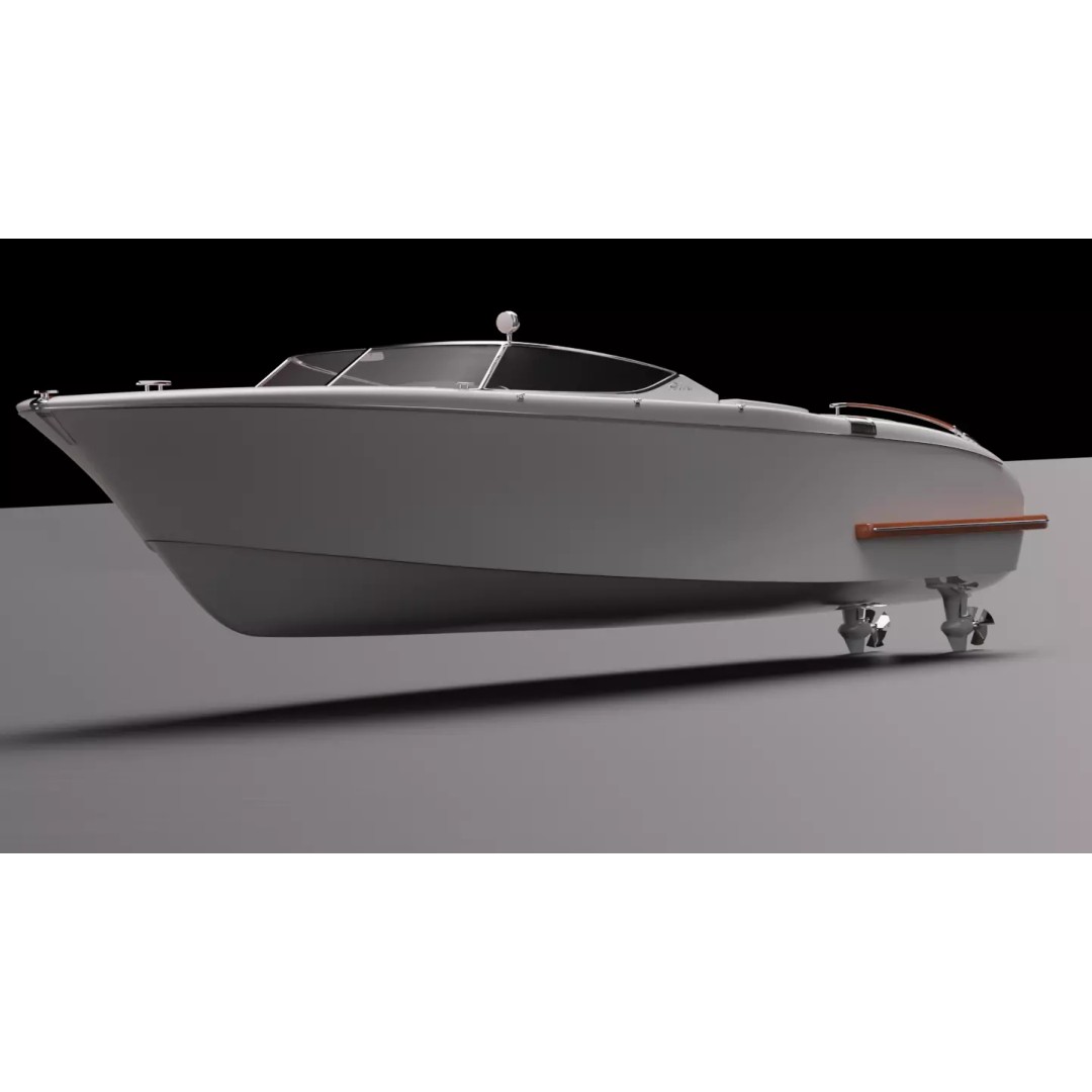 Speed Boat 3D Model – High-Fidelity Vehicle Asset for Games, FBX - View 16