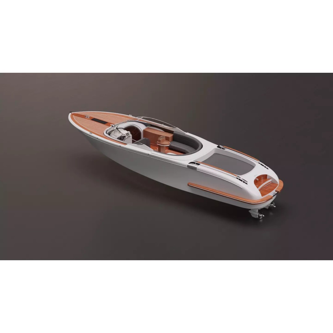Speed Boat 3D Model – High-Fidelity Vehicle Asset for Games, FBX - View 17