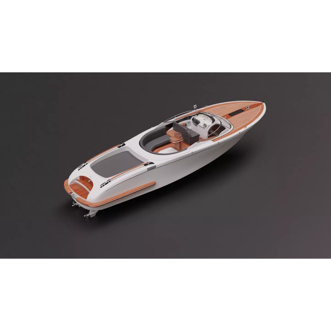 Speed Boat 3D Model – High-Fidelity Vehicle Asset for Games, FBX - View 18