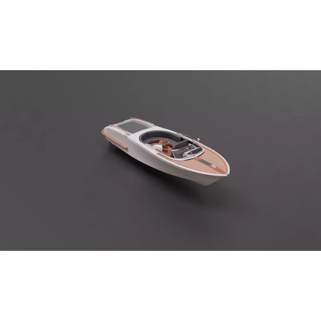Speed Boat 3D Model – High-Fidelity Vehicle Asset for Games, FBX - View 19